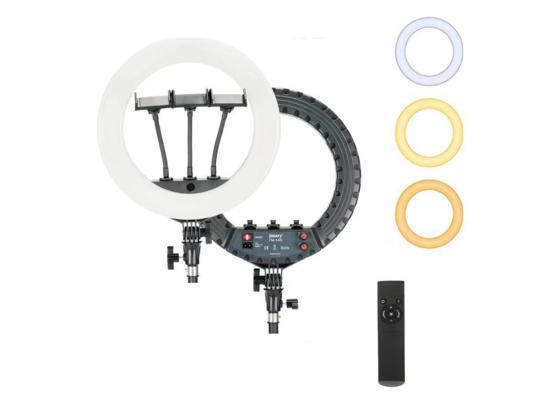 JMARY FM-14R 14-inch Live Streaming Ring Light Photography LED Fill Light - Black